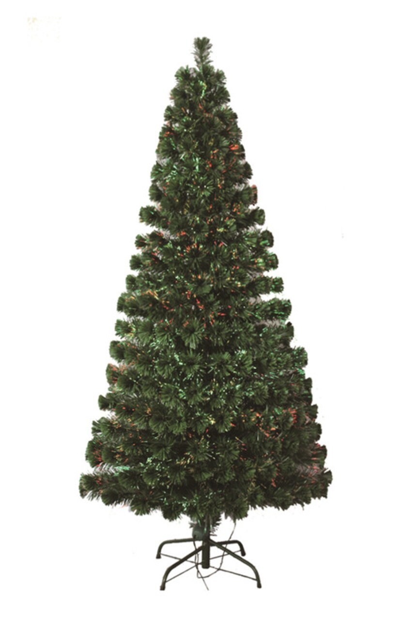 Perfect Holiday Fiber Christmas Tree with Lights - Pre-lit Artificial Xmas Tree, Festive Holiday Decor with LED Lights, Easy Assembly, Ideal for Small Spaces and Winter Celebrations